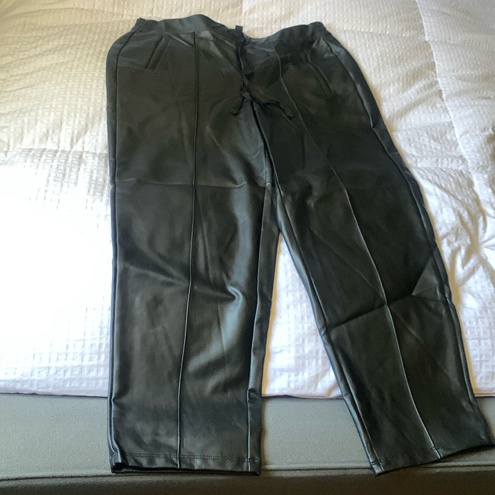 Pleather pants